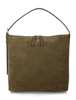 A.P.C. Vera Leather Shoulder Bag With Adjustable Strap - Dark Khaki - Thumbnail 1