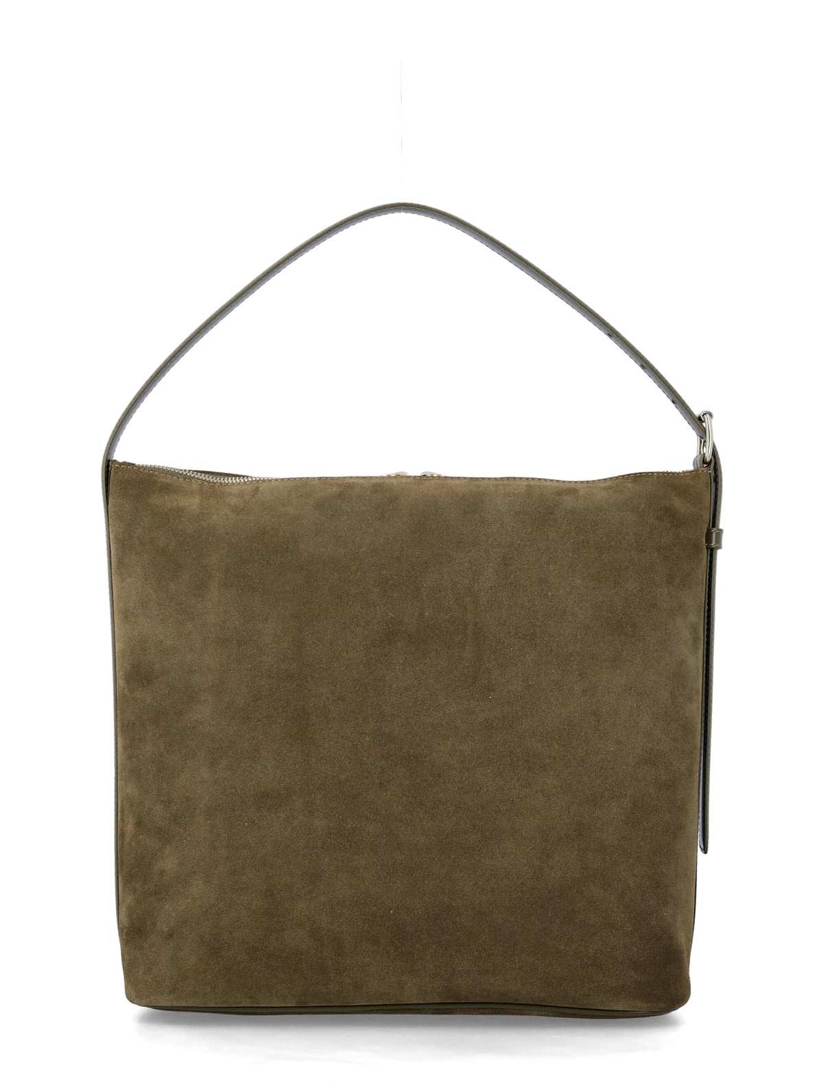 A.P.C. Vera Leather Shoulder Bag With Adjustable Strap - Dark Khaki - Image 3 of 3