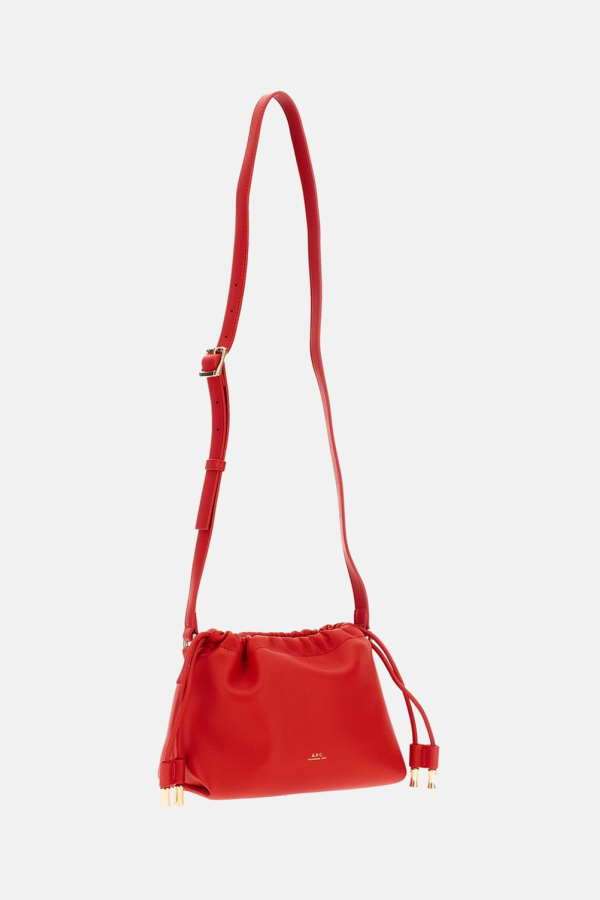 A.P.C. Ninon Mini Shoulder Bag - Red