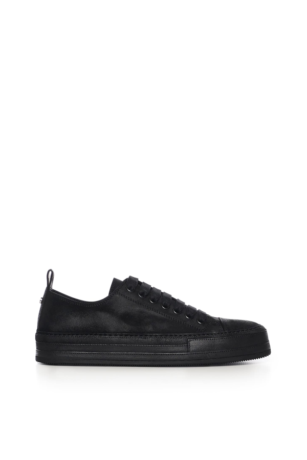 Ann Demeulemeester Leather Sneaker - Black