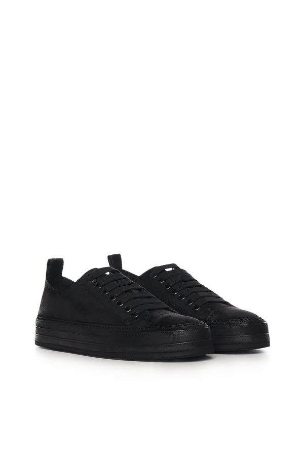 Ann Demeulemeester Leather Sneaker - Black