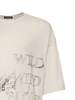 Ann Demeulemeester Wild Wind Blows Cotton T-Shirt - Ivory - Thumbnail 2