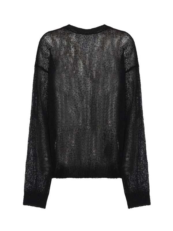 Ann Demeulemeester Joas Comfort Cotton Sweater - Black