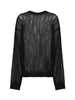 Ann Demeulemeester Joas Comfort Cotton Sweater - Black - Thumbnail 1
