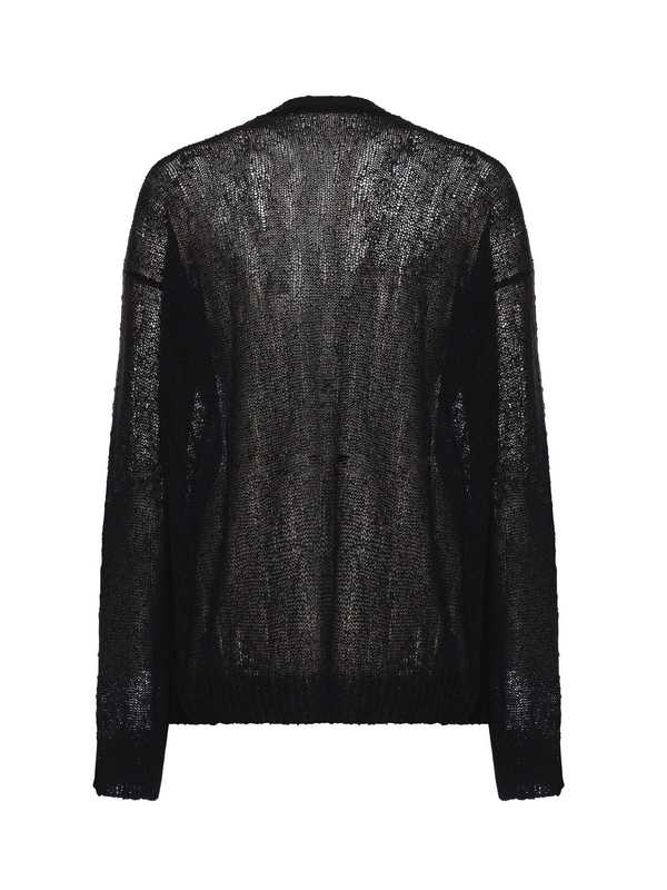 Ann Demeulemeester Joas Comfort Cotton Sweater - Black
