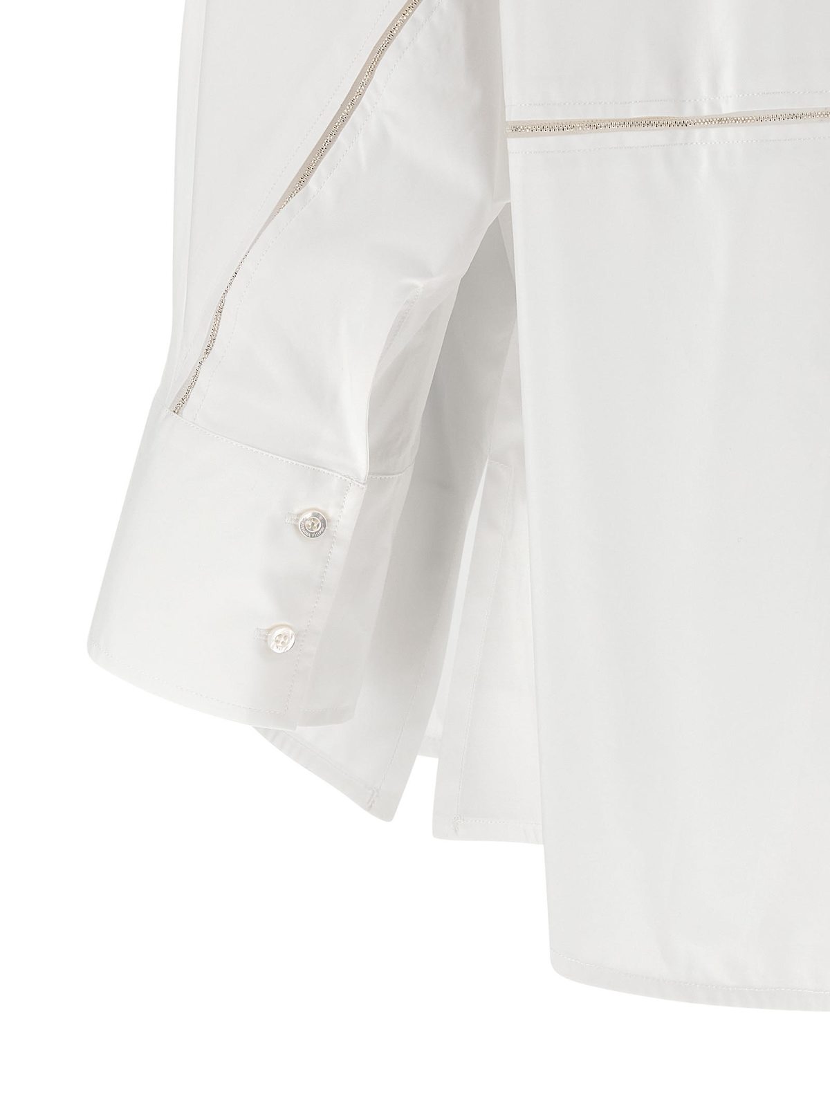 Fabiana Filippi Diamond Thread Shirt - White - Image 4 of 4