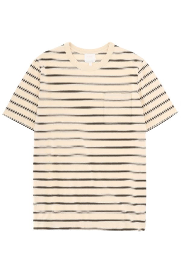 A.P.C. T-shirt With Logo Tee - Powder