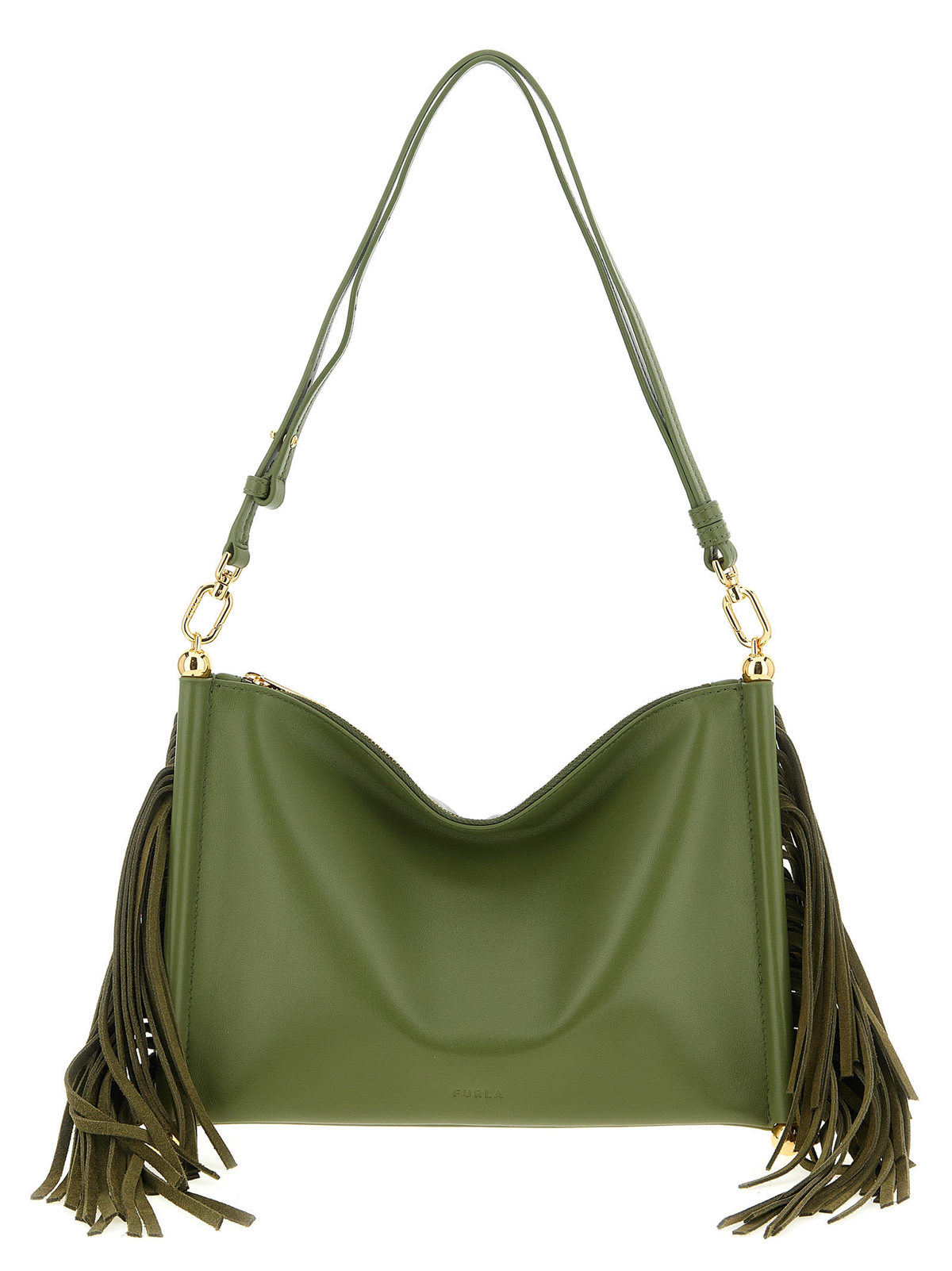 Furla Sfera Soft Mini Shoulder Bag - Green - Image 1 of 4