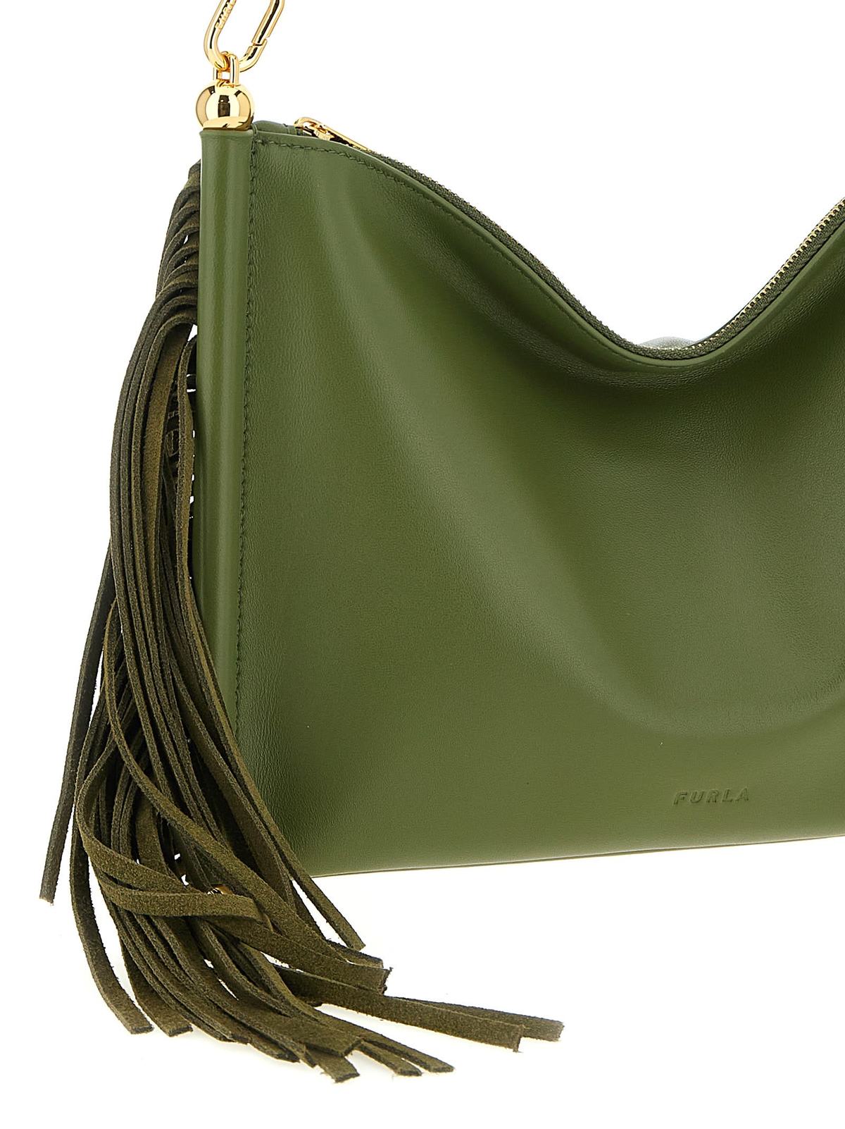 Furla Sfera Soft Mini Shoulder Bag - Green - Image 3 of 4