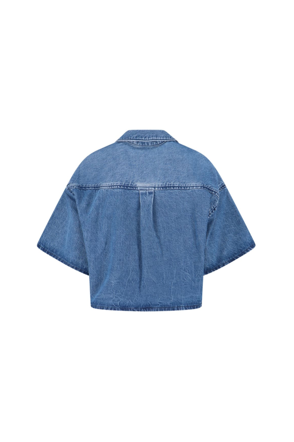 ALEXANDER WANG Cropped Shirt - Blue