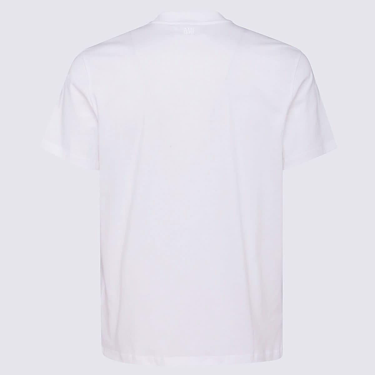 Ami Alexandre Mattiussi Cotton T-Shirt Tee - White - Image 2 of 2