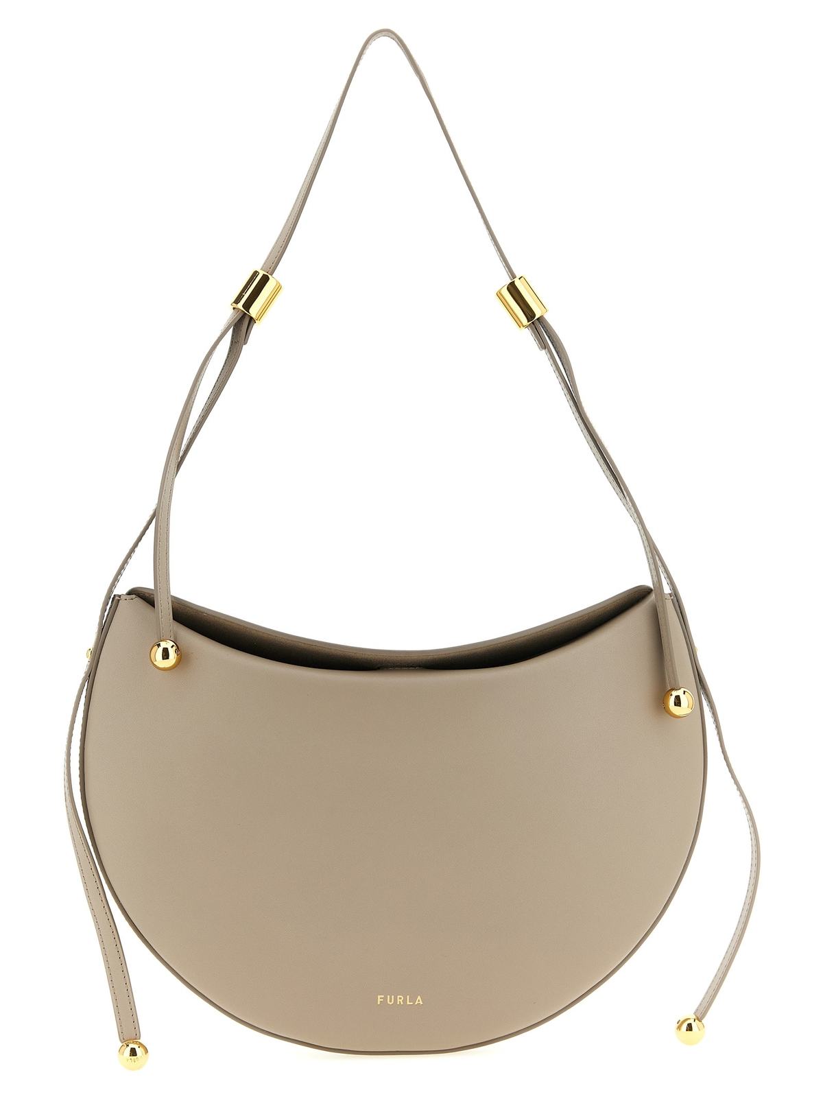 Furla Moonstone Small Shoulder Bag - Beige - Image 1 of 4