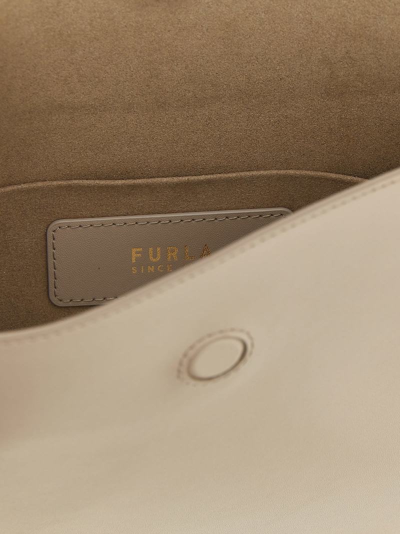 Furla Moonstone Small Shoulder Bag - Beige