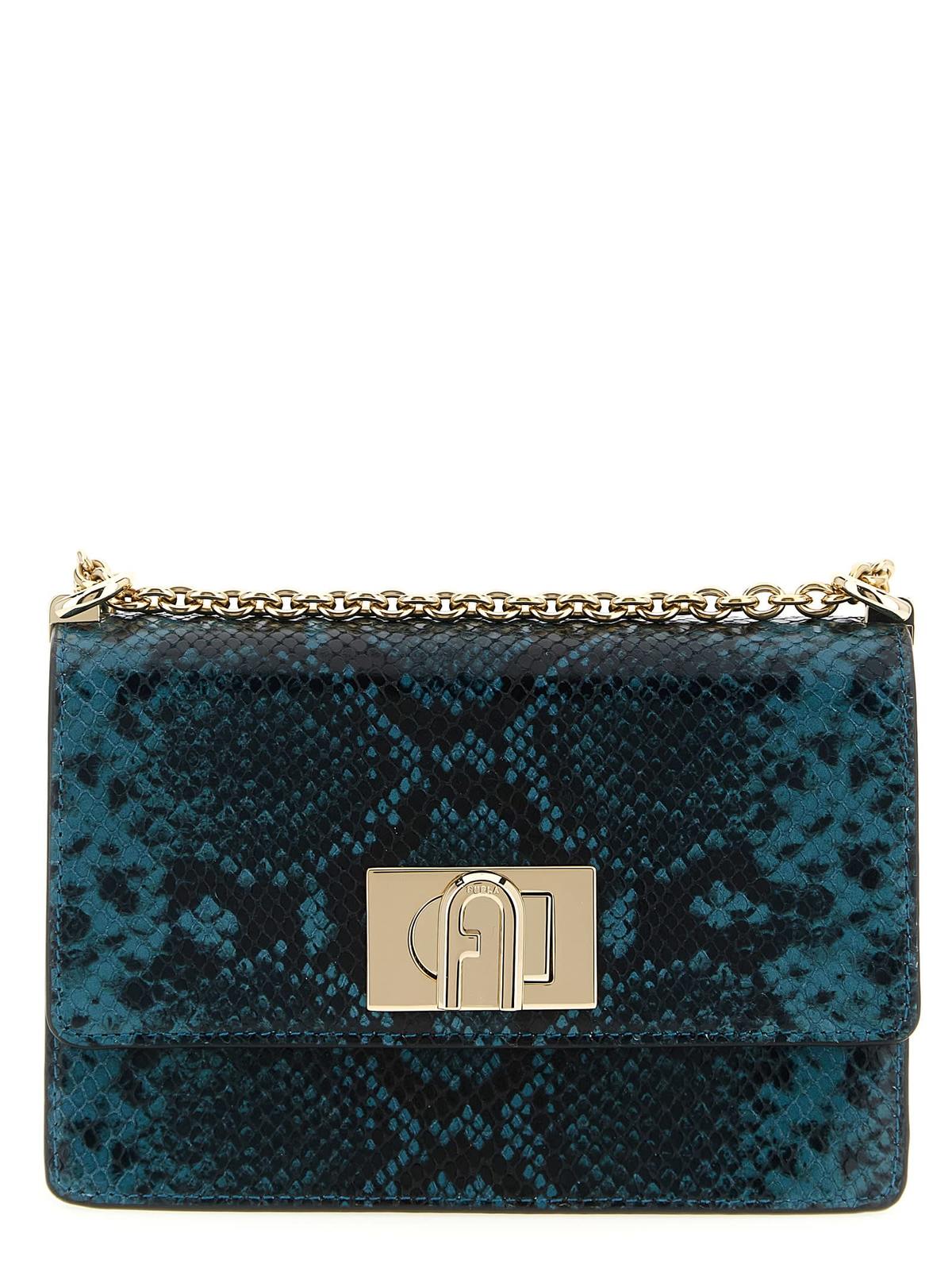 Furla 1927 Mini Crossbody Bag - Blue - Image 1 of 4