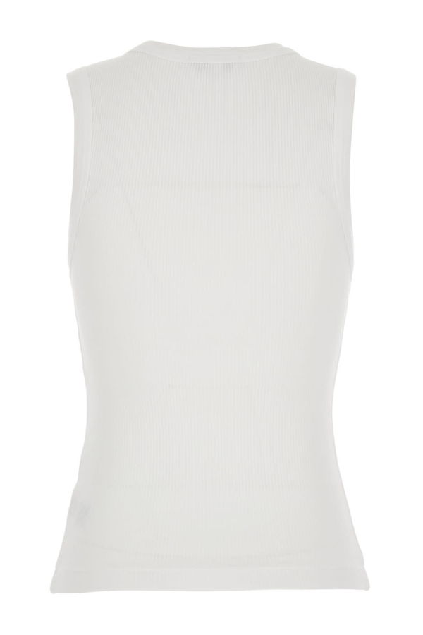 AGOLDE Poppy U-Neck Sleeveless Top - White