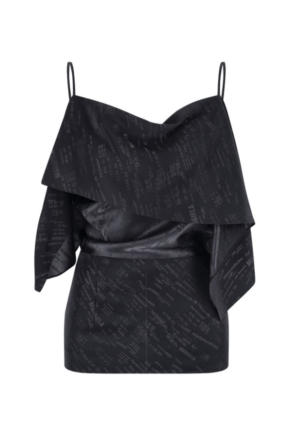 MM6 Maison Margiela Logo Mini Dress