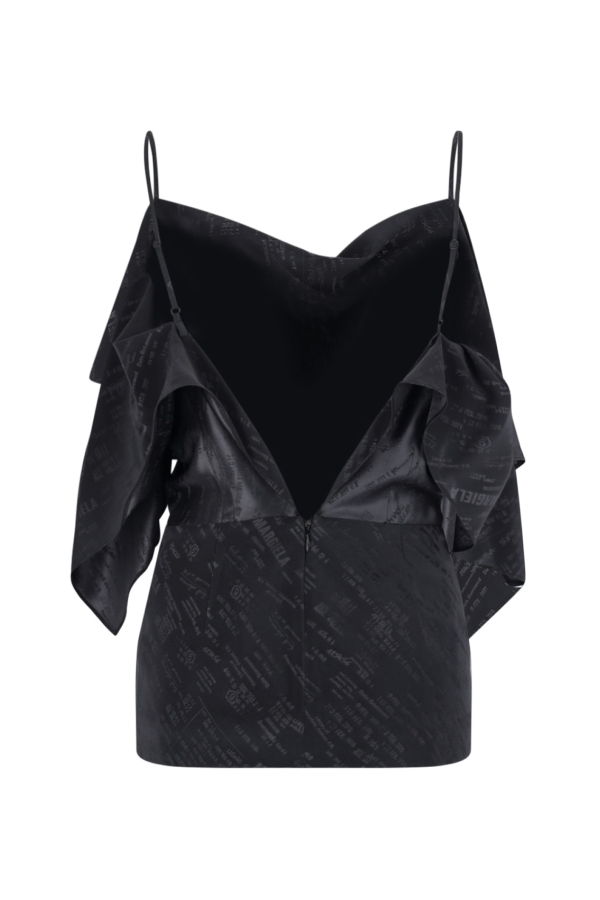 MM6 Maison Margiela Logo Mini Dress