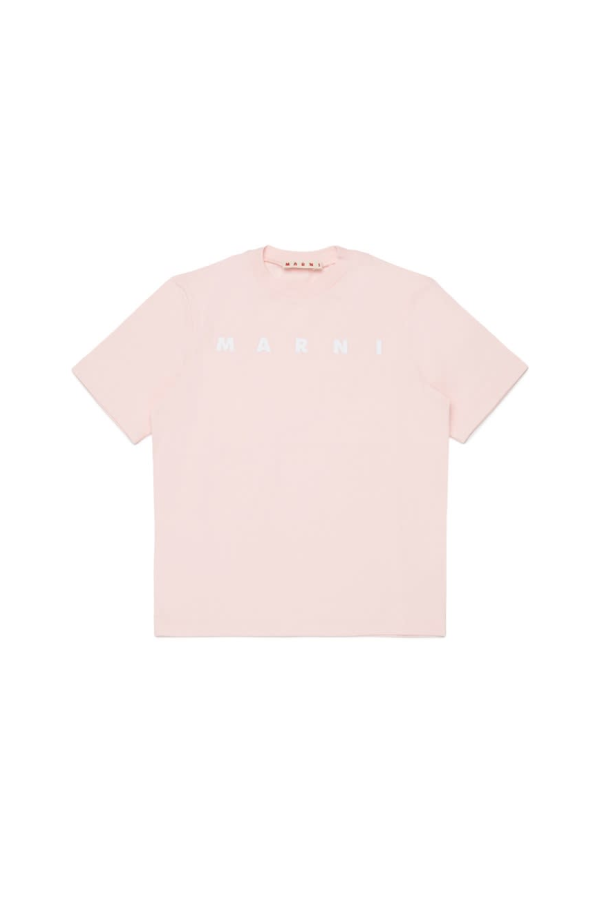 KIDS Marni T-Shirt With Logo - Pink