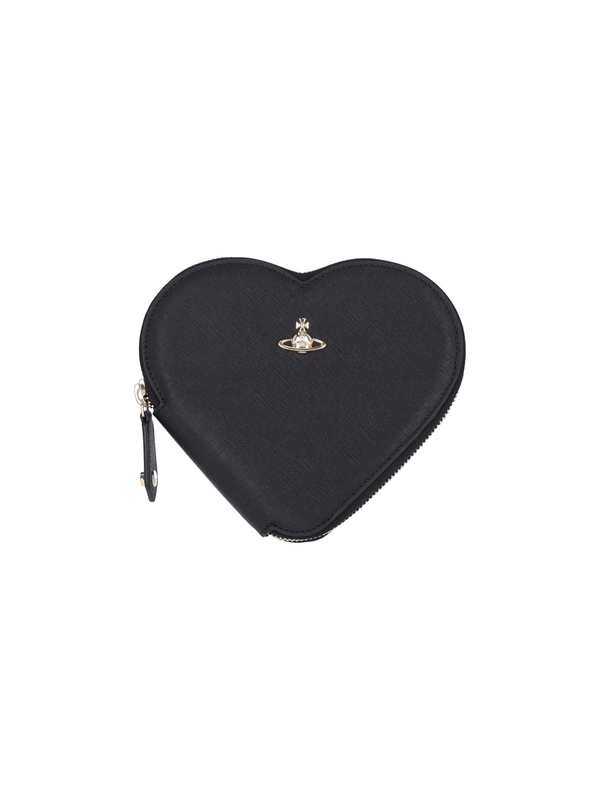 Vivienne Westwood New Heart Crossbody Bag - Black