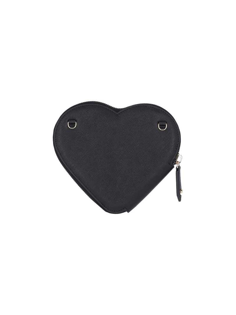 Vivienne Westwood New Heart Crossbody Bag - Black