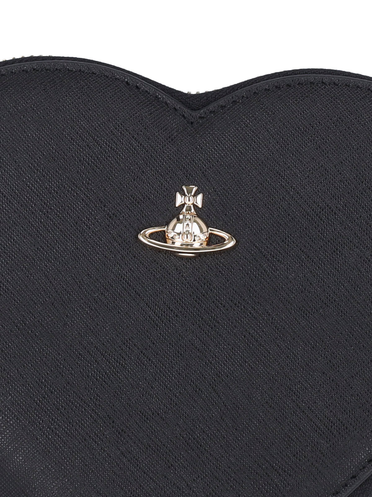 Vivienne Westwood New Heart Crossbody Bag - Black - Image 5 of 5