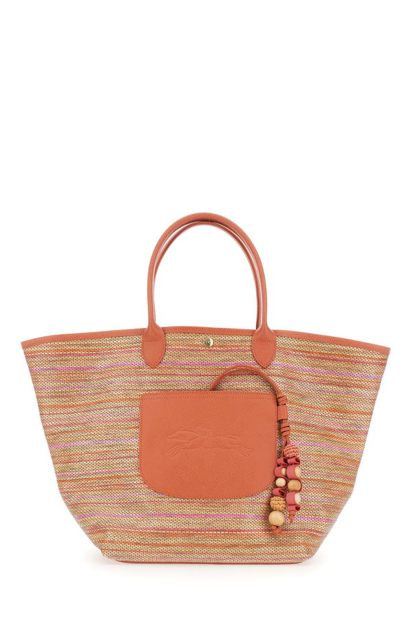 Longchamp Le Panier Pliage Rainbow Shoulder Bag - Orange