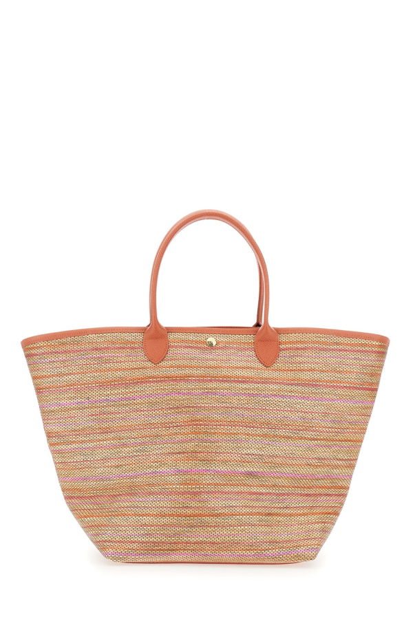 Longchamp Le Panier Pliage Rainbow Shoulder Bag - Orange