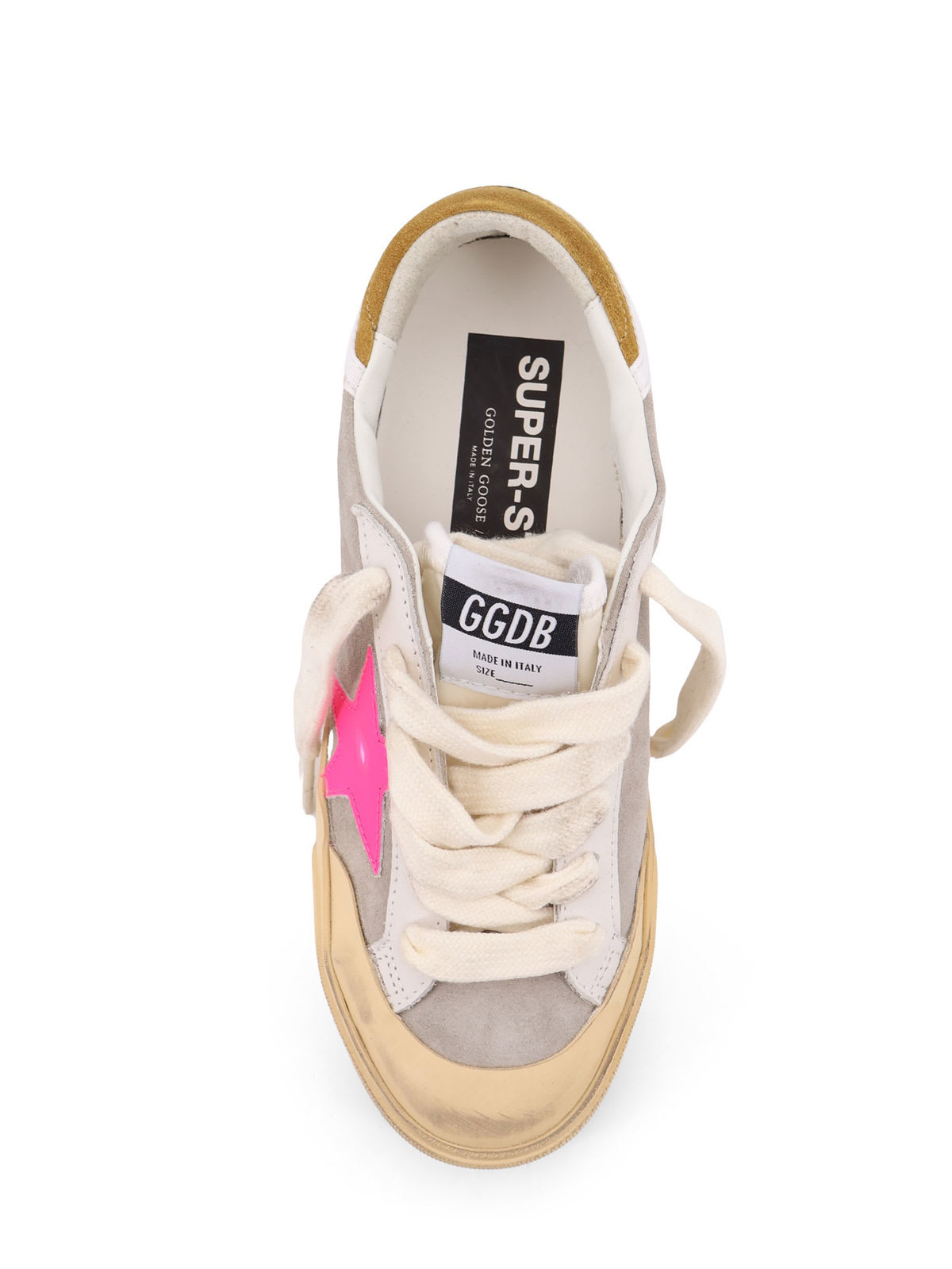 Golden Goose Super Star Penstar With Half Fox Suede Sneakers - Milkfuxia - Image 5 of 5
