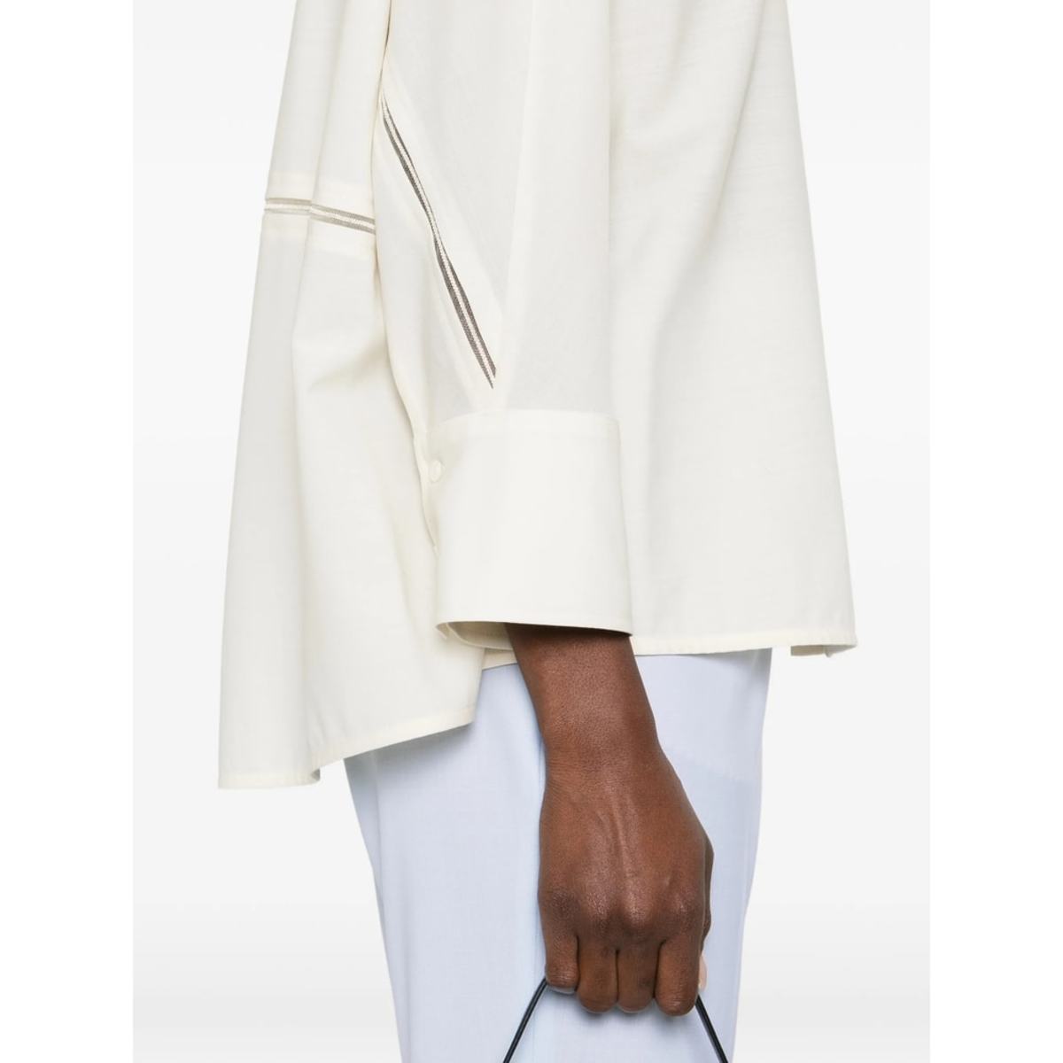 Fabiana Filippi Shirt - Cream - Image 2 of 5