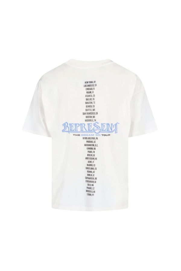 Represent Golden Tour Tee - White