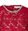 Self-Portrait Lace Crystal Top - Red - Thumbnail 4