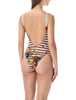 Jean Paul Gaultier Mariniere Grape One-Piece Swimsuit - Light Blue Multi - Thumbnail 2