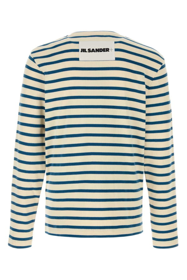 Jil Sander Embroidered Cotton T-shirt T-Shirt - Cornsilk