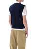 Ami Alexandre Mattiussi Ami Paris Ami De Coeur Knit Vest - Navy - Thumbnail 2