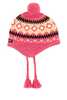 MIU MIU Embroidered Wool Beanie Hat - Rosa - Thumbnail 1