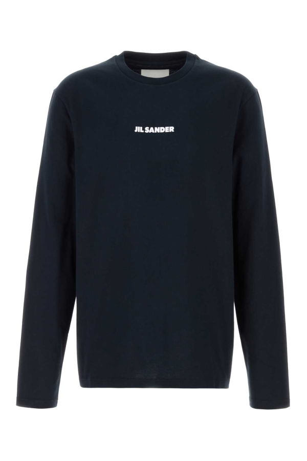 Jil Sander Cotton T-Shirt - Navy