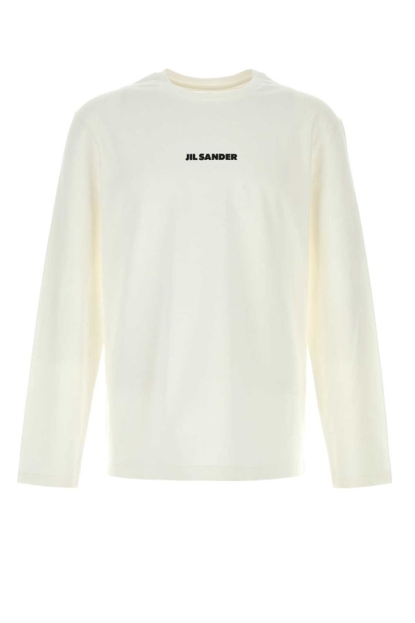 Jil Sander Cotton T-Shirt - Porcelain