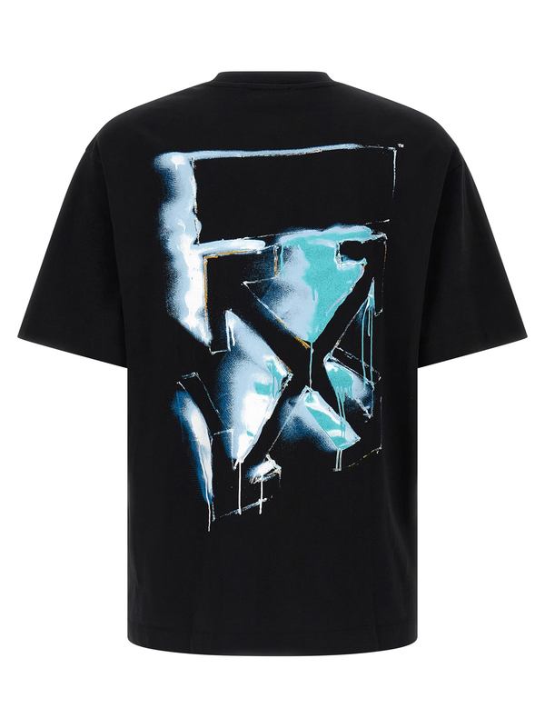 Off-White 3D Arrow Spray T-Shirt - Black