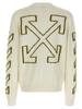 Off-White Diag Outline Sweater - Beige - Thumbnail 2