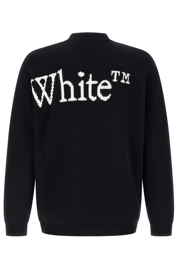 Off-White Bookish Shared Sweater - White/Black