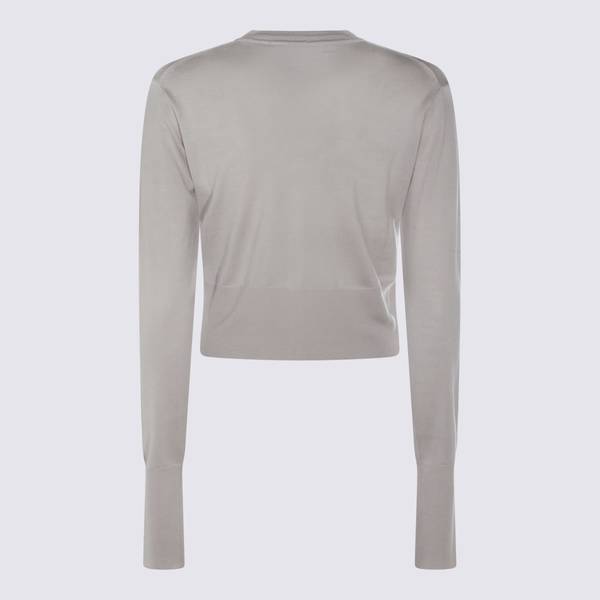 Vivienne Westwood Light Grey Wool Blend Knitwear Sweater - Gray