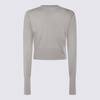 Vivienne Westwood Light Grey Wool Blend Knitwear Sweater - Gray - Thumbnail 2