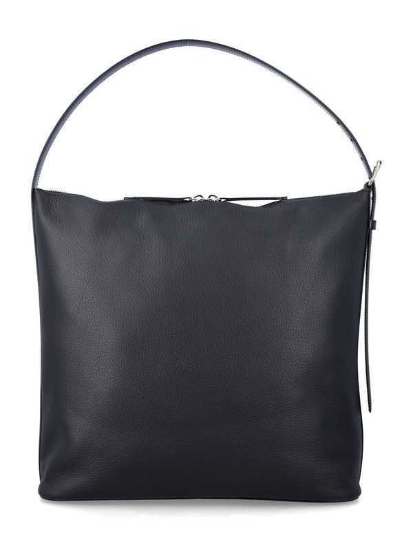 A.P.C. Vera Maxi Smooth Leather Bag - Black