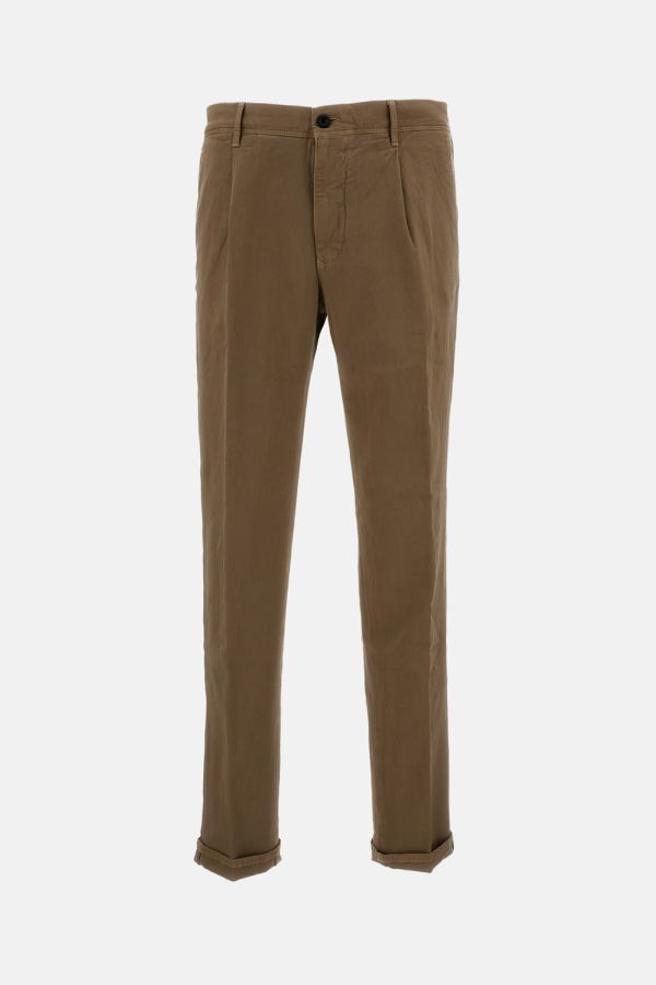 Incotex Tapered Fit Trousers - Brown