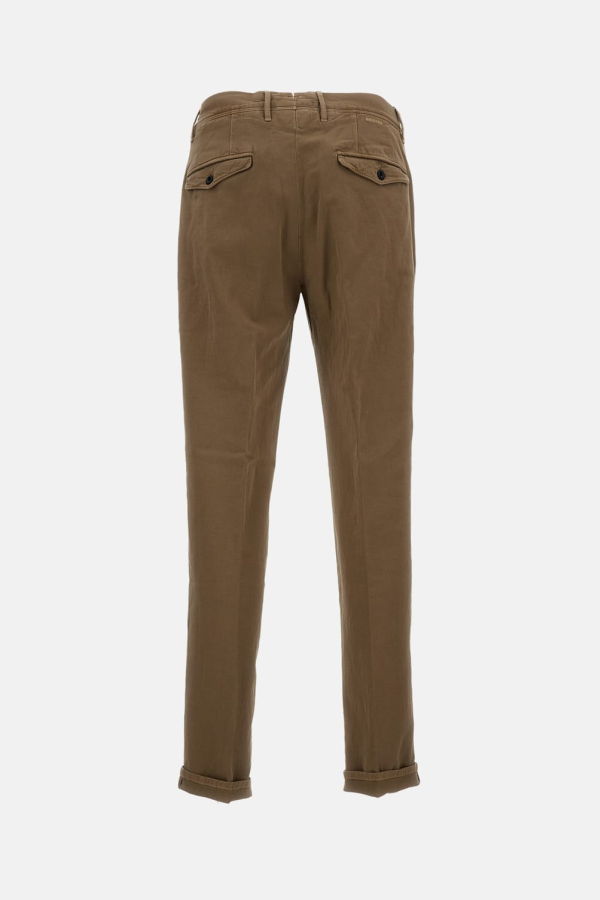 Incotex Tapered Fit Trousers - Brown