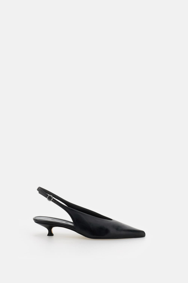 aeydē Camila Nappa Leather Pumps - Black