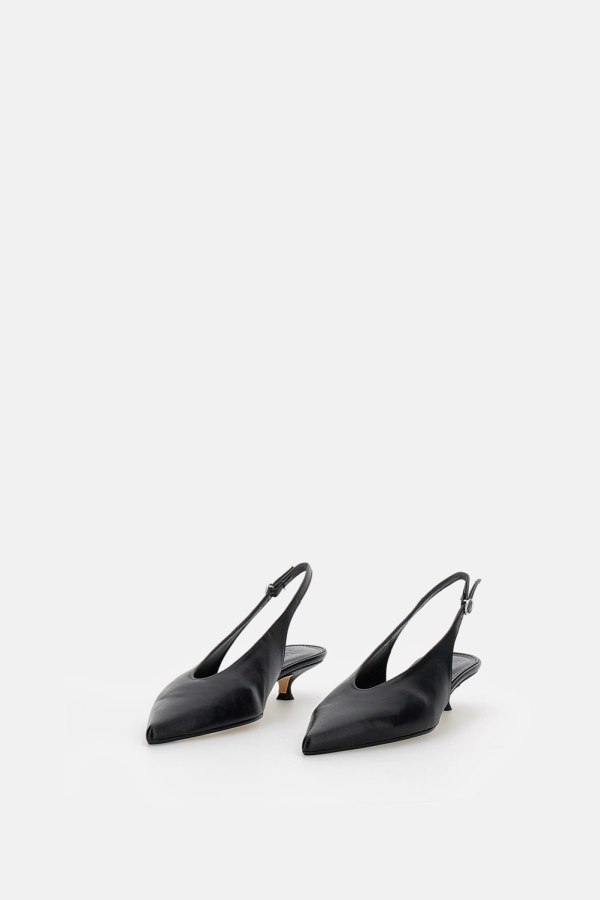 aeydē Camila Nappa Leather Pumps - Black