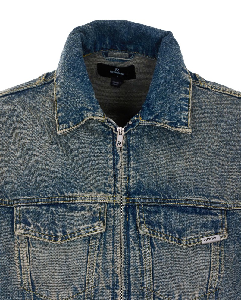 Represent R4 Denim Jacket - Blue