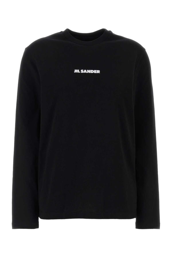 Jil Sander Cotton T-Shirt - Black