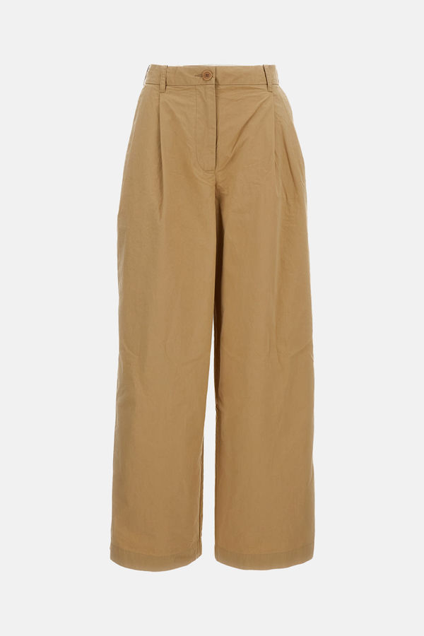Casey Casey Cotton Sienna Trousers - Beige